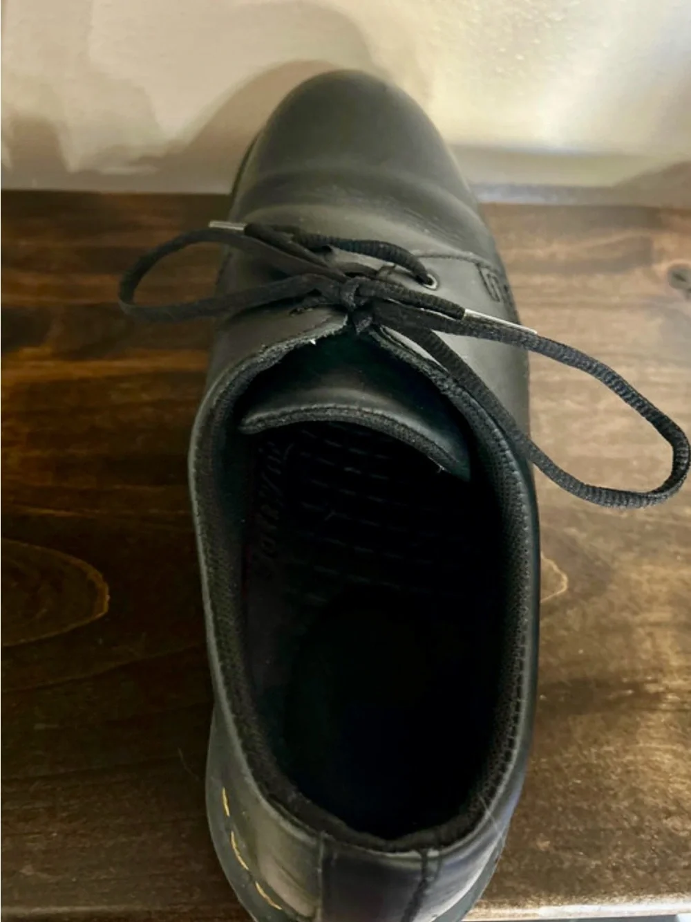 Doc Dr. Martens Men’s Safety Black Leather Shoes 11